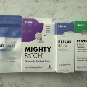 Hero Cosmetics rescue balm micropoint dark spot mighty skin patch skincare
